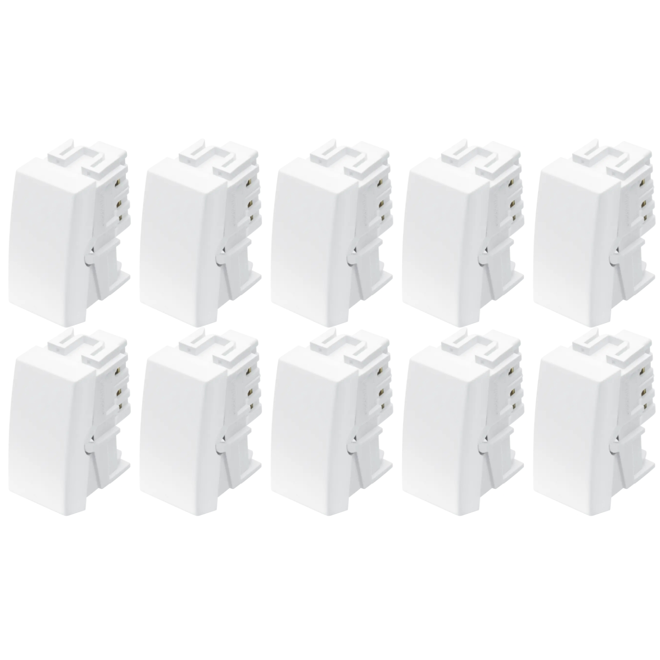 10 Un Módulo Interruptor Simples 10a/250v Fame Elegance 250v
