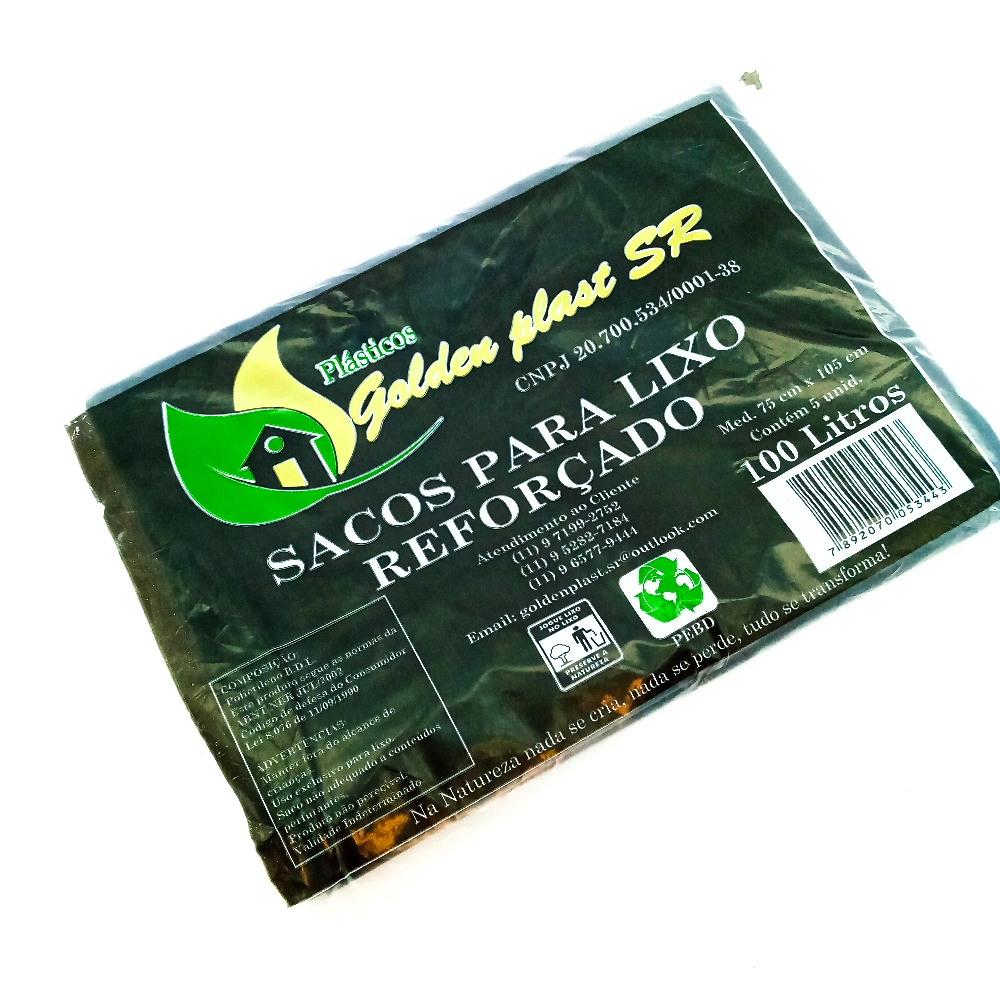 Saco Lixo Golden Plast.reforc.100lt C5