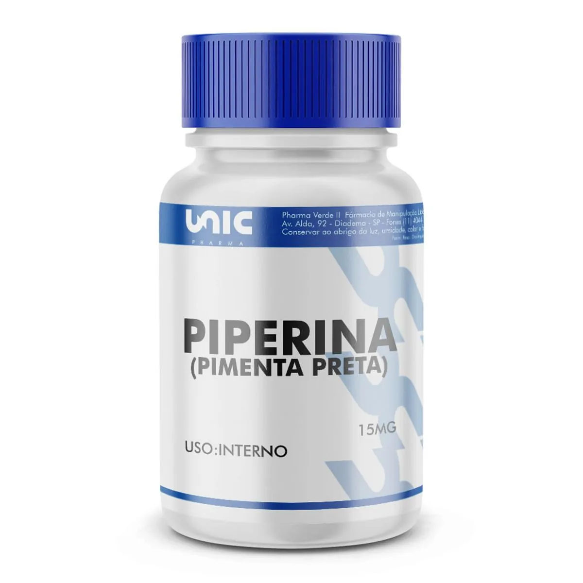 Piperina (pimenta preta) 15mg 30 Cápsulas