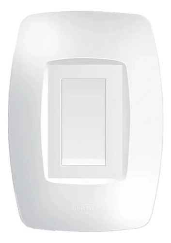 Interruptor Simples Fame Elegance Com Placa Vert. 4x2 Branco 10 A/branco 250v
