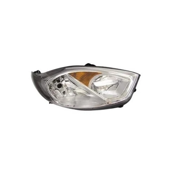 Farol Principal FORD FIESTA Lado Direito Máscara Cromada - FABRICIO WH1130001D