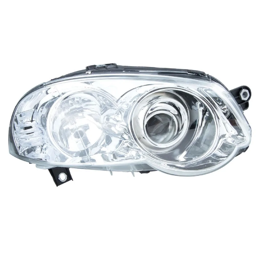 Farol Principal Lado Direito Máscara Cromada Aro Cromado - FABRICIO MG01351RH