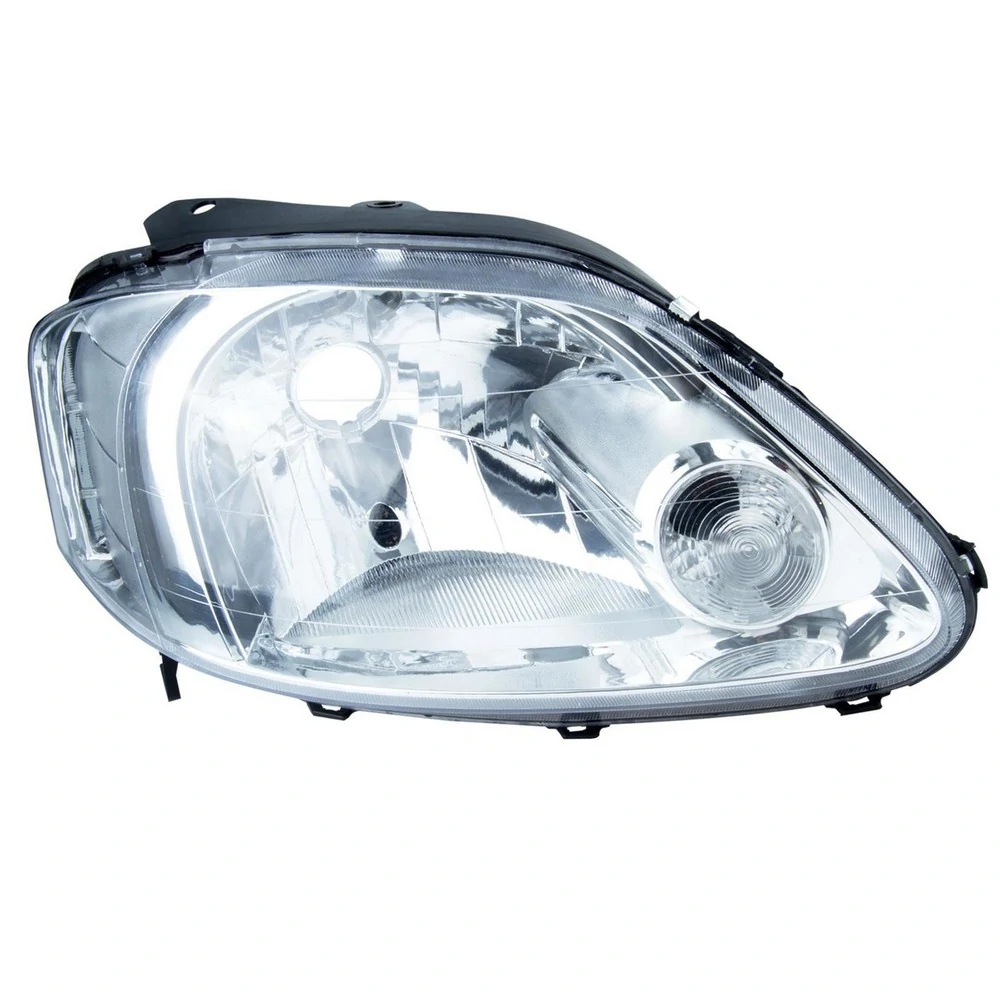 Farol Principal Lado Direito Máscara Cromada Monorefletor H4 - FABRICIO MG23022R