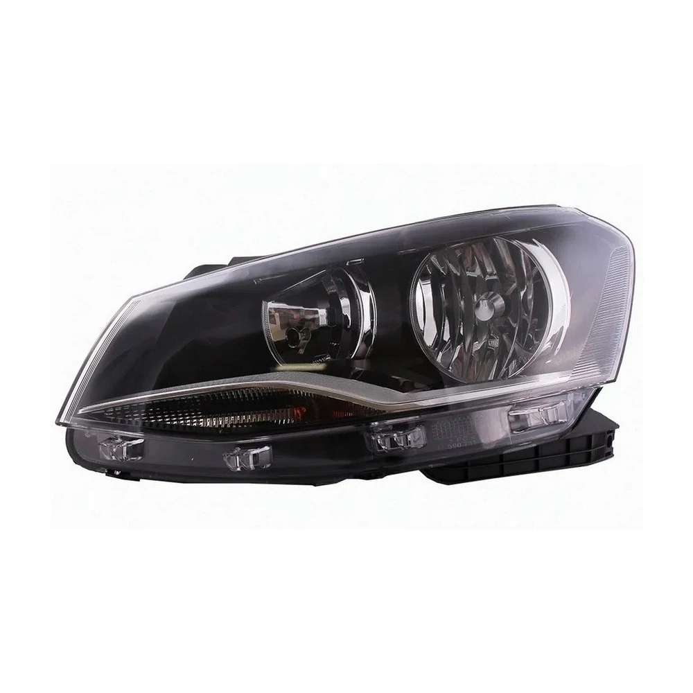 Farol Principal Lado Esquerdo Máscara Negra Birefletor - FABRICIO MG23068L