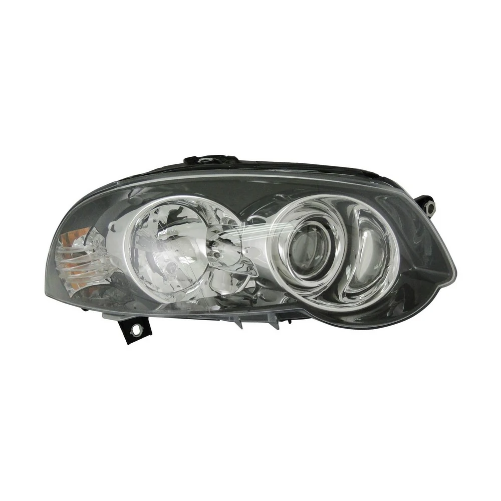 Farol Principal Lado Direito Máscara Cromada Aro Preto - FABRICIO MG01351CBD