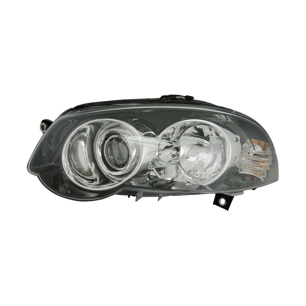 Farol Principal Lado Esquerdo Máscara Negra Aro Cromado - FABRICIO MG01351BCLH
