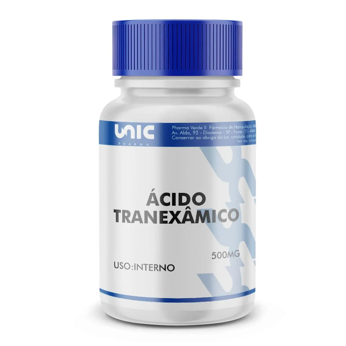 Ácido Tranexâmico 500mg 60 Cápsulas