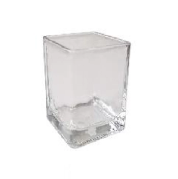 Vaso Vidro 6x6cm Ref.2112336 Freecom