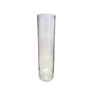 Vaso De Vidro Tubo 10x30cm Ref.2112343