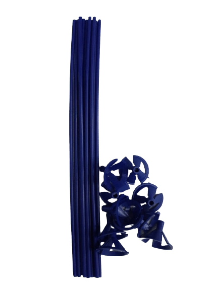Conj Pega Balao Ke Doce Azul Esc.c/10un
