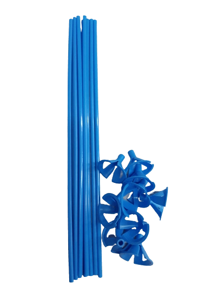 Conj Pega Balao Ke Doce Azul Claro C/10u