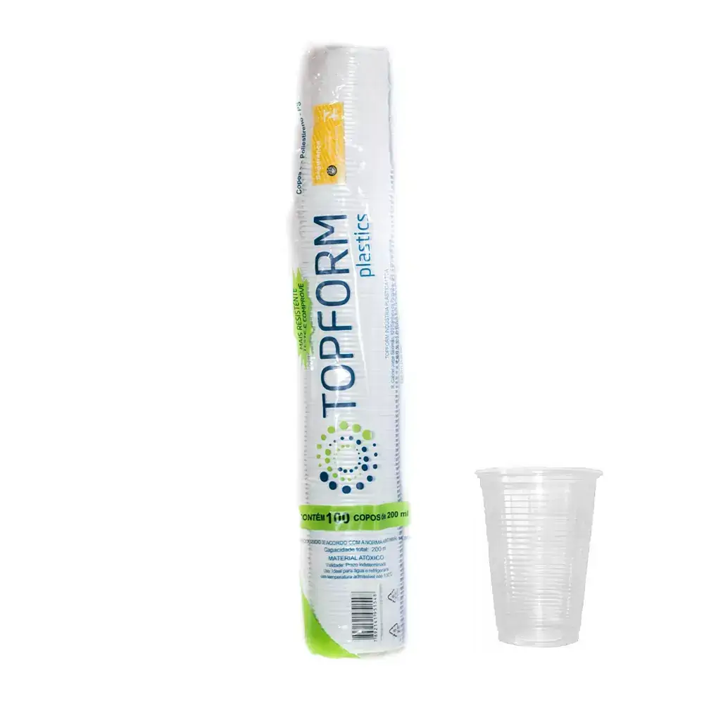 Copo Descartável Topform 200ml