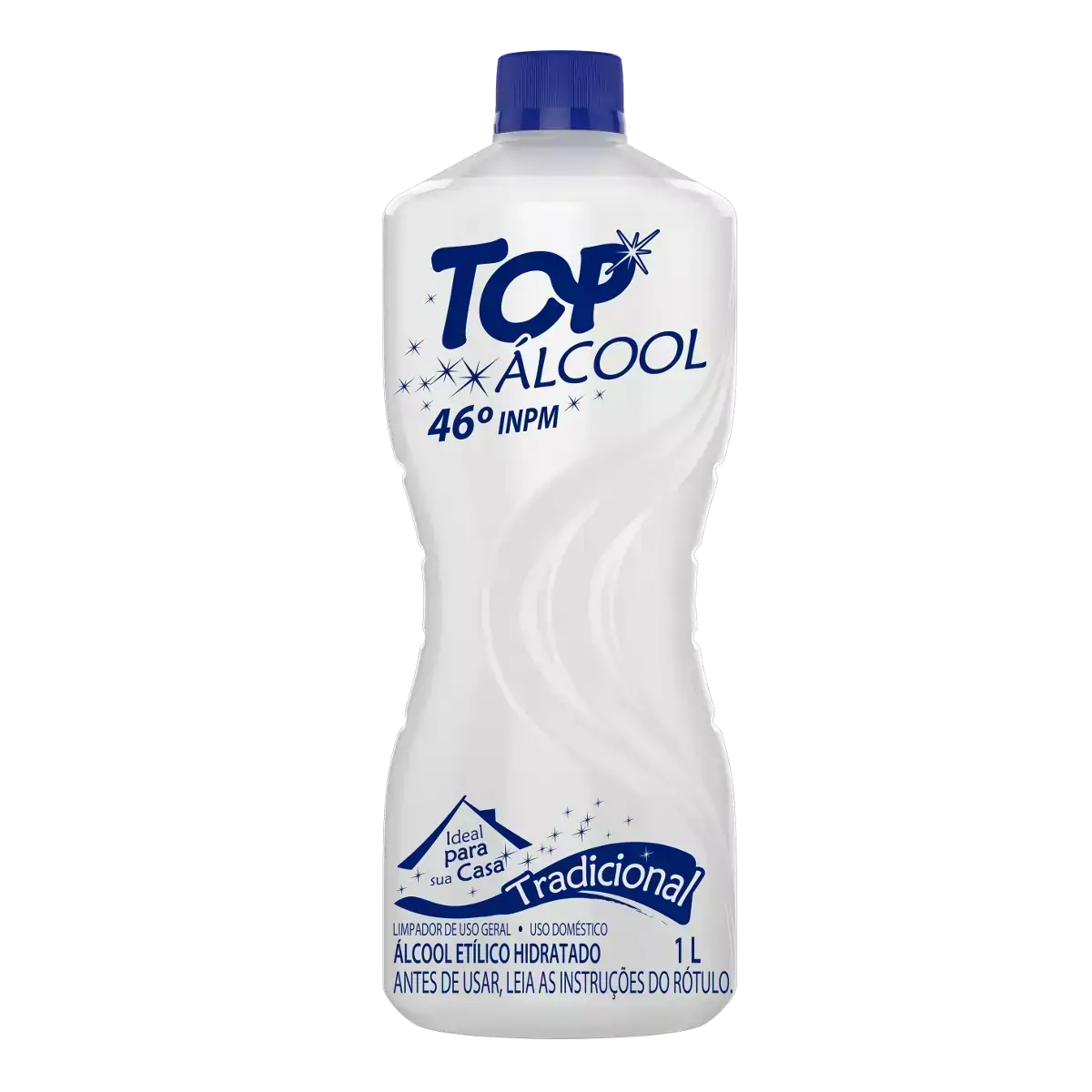 Álcool Líquido 46° TOP ALCOOL Tradicional 1 Litro