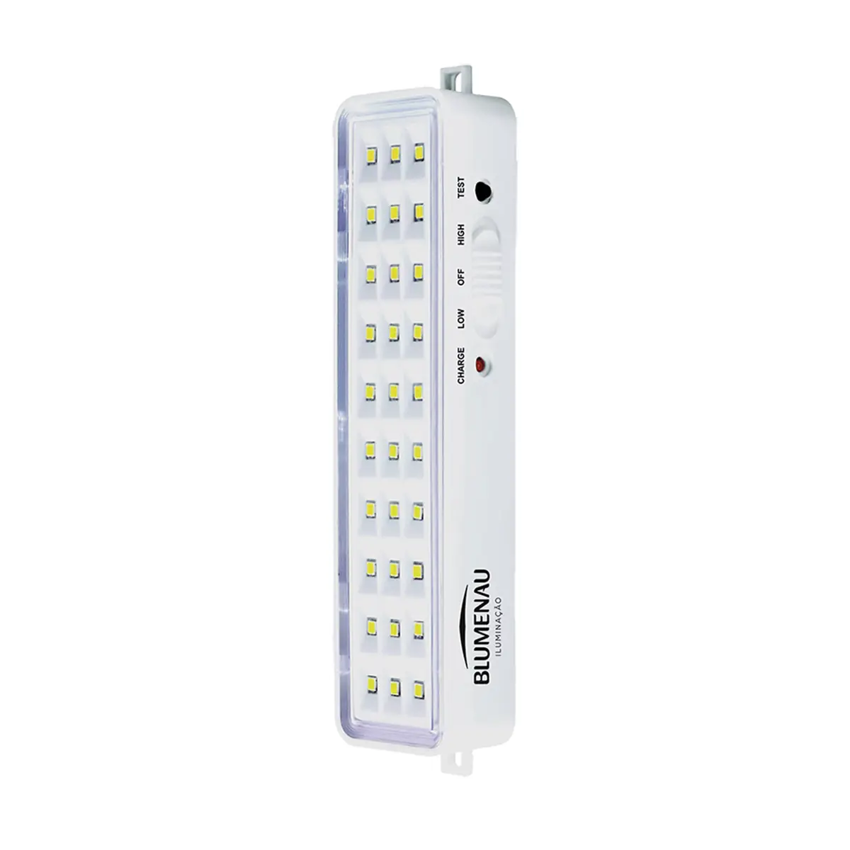 Kit 5 Luminárias De Emergência Blumenau 30 Leds Recarregável Bivolt