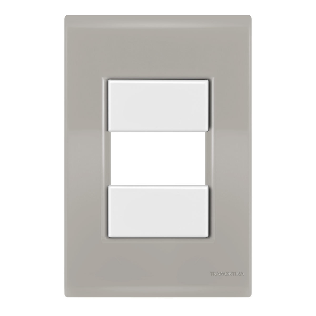 Placa 1 Módulo 4x2 - Tramontina Liz Fendi / Branca - Tlfb036