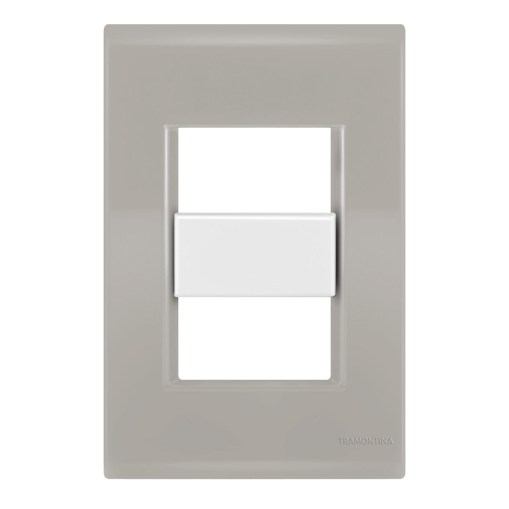 Placa 2 Módulos 4x2 - Tramontina Liz Fendi / Branca - Tlfb037