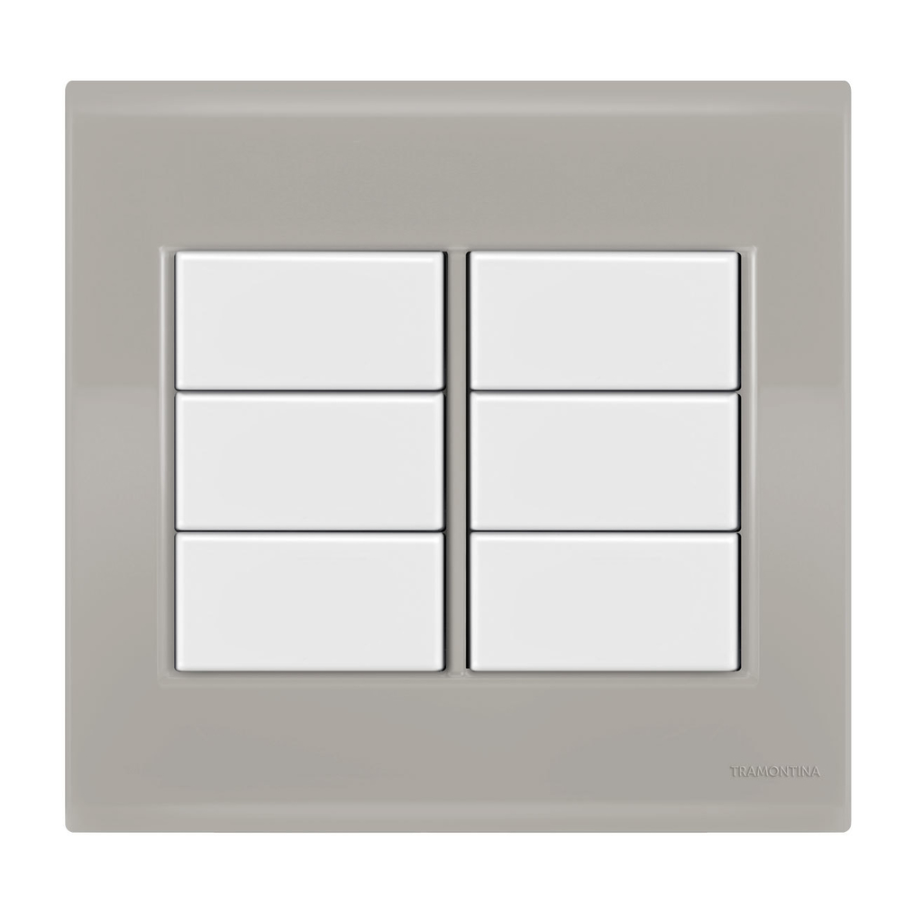 Placa Cega 4x4 - Tramontina Liz Fendi / Branco - Tlfb040