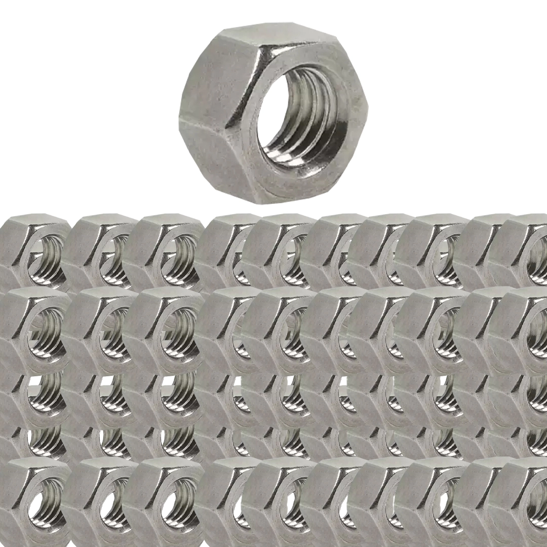 Kit 100 Porca Sextavada (e) 5/16 Nc Pl Vonder