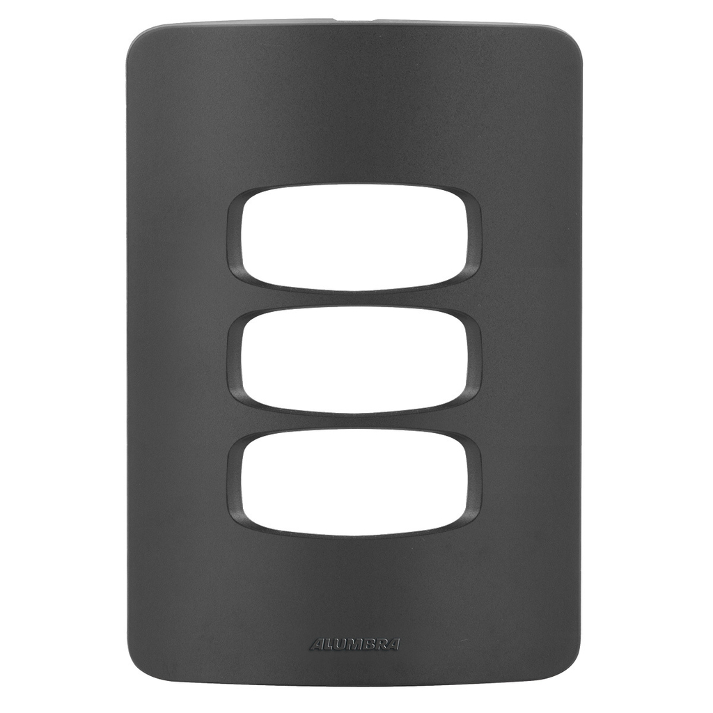 Placa 3 Módulos 4x2 - Alumbra Gracia Black Maxx - Gbmx038