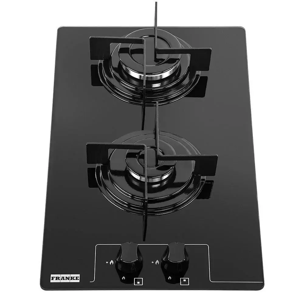 Cooktop Gas 2bc Glass 30g 14640 Preto Bivolt Franke 1428841 Cassol