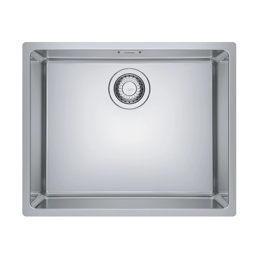 Cuba para Cozinha Simples de Embutir ou Sobrepor em Aço Inox 304 Fosco Retangular 54x44x20cm 1mm 4.1/2" Linea Franke