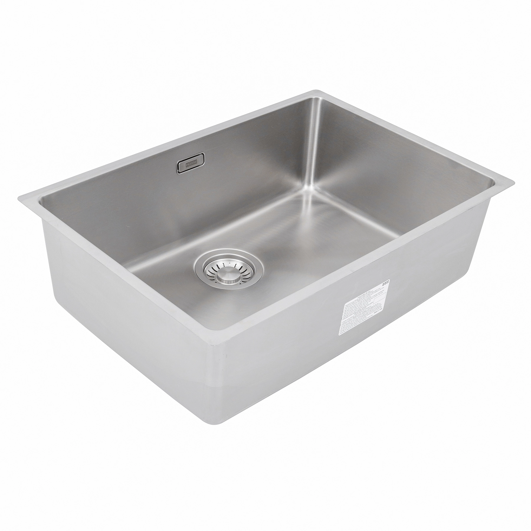 Cuba para Cozinha Simples de Embutir ou Sobrepor em Aço Inox 304 Fosco Retangular 64x44x20cm 1mm 4.1/2" Linea Franke