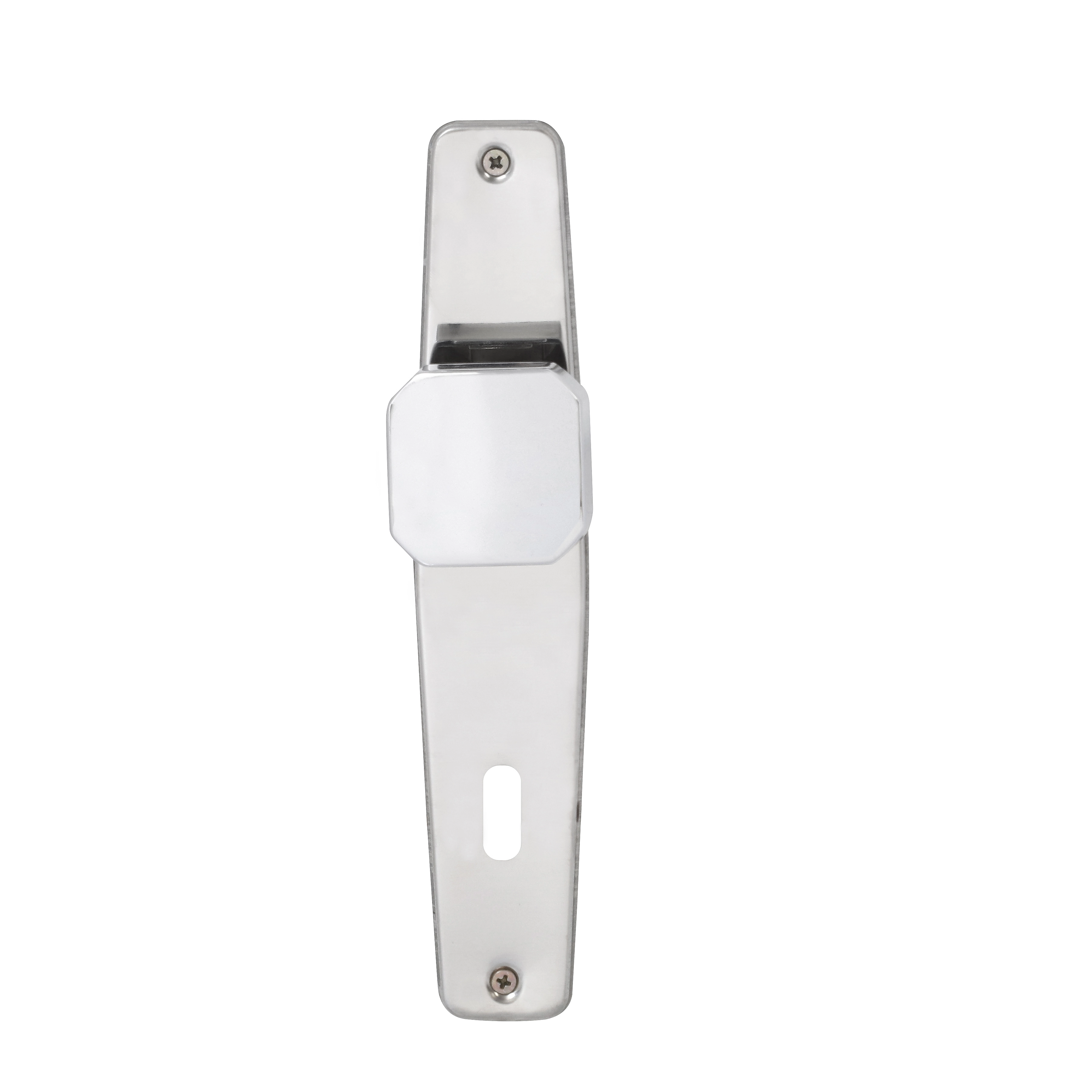 Fechadura Arouca para Porta Interna Cromado 55mm Chave Simples Due