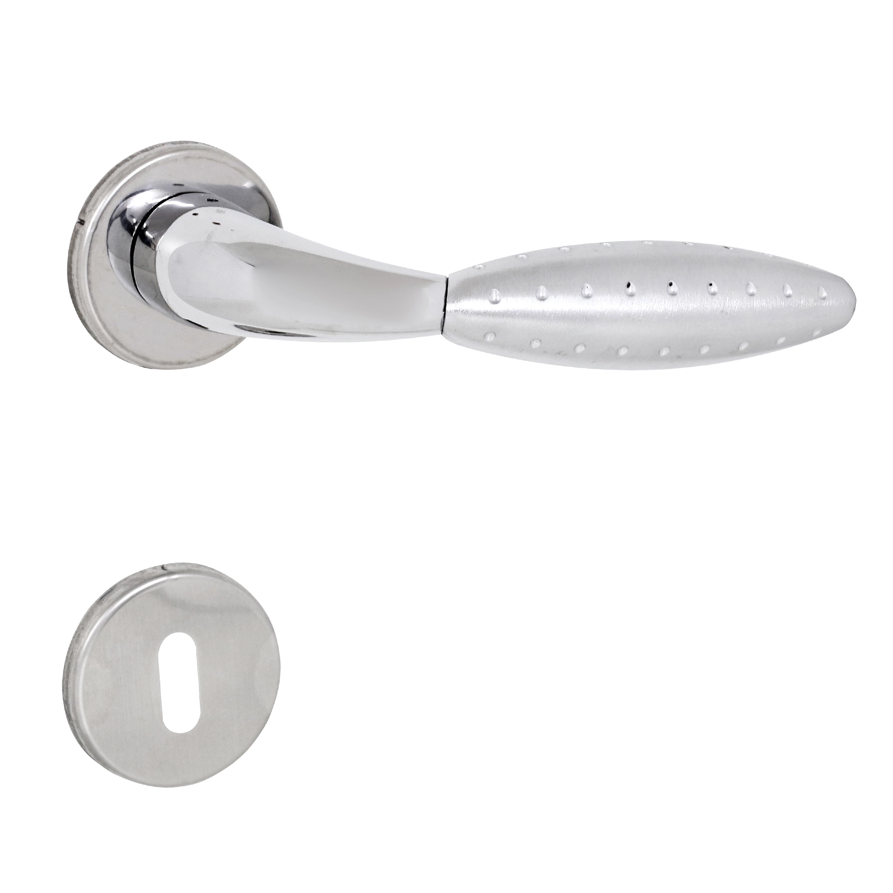 Fechadura Porta Áreas Interna 55mm Aço Cromado Acetinado Fusion Arouca