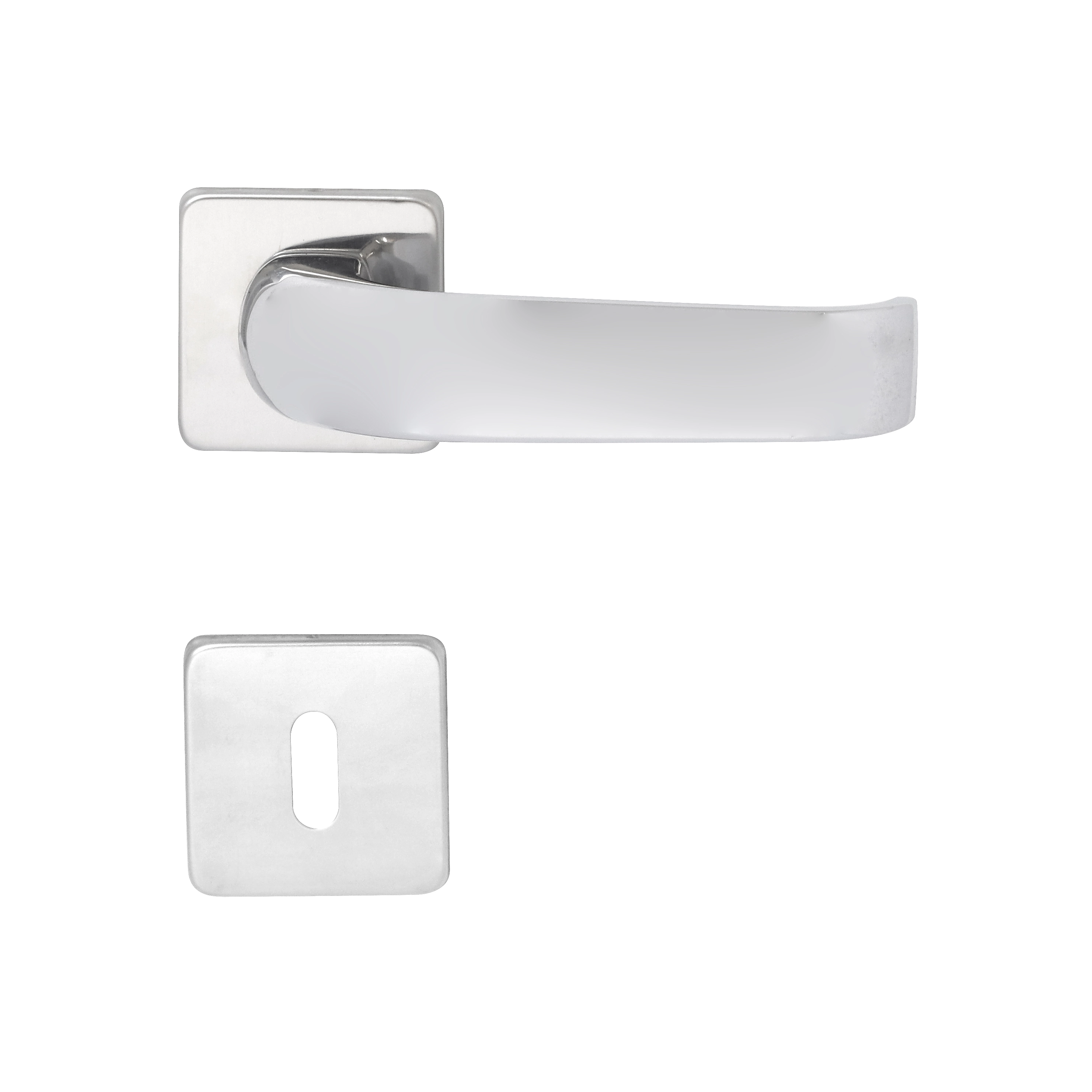 Fechadura Arouca para Porta Interna Cromado 40mm Chave Simples Una Z