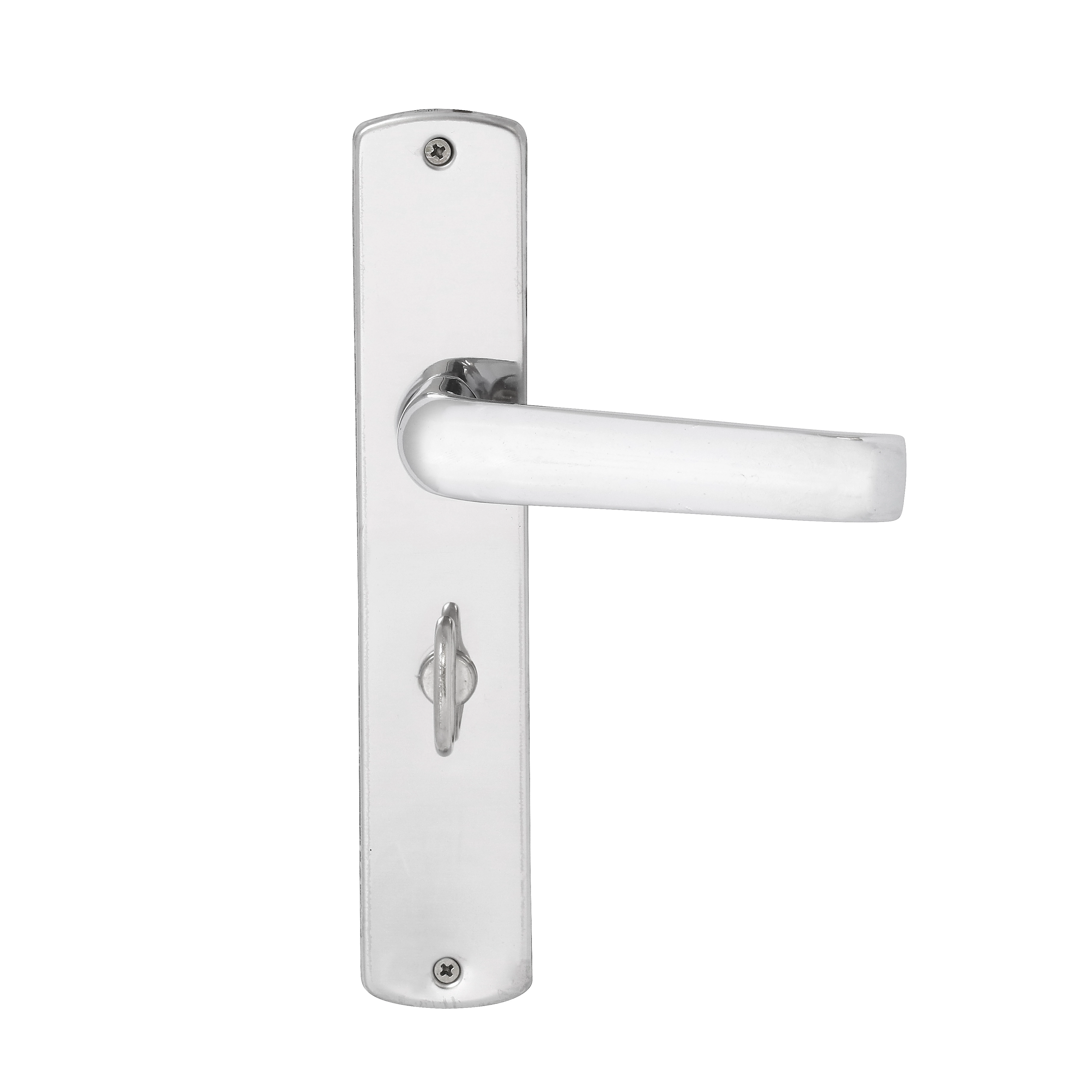Fechadura para Porta do Banheiro Arouca Victoria Cromado 40mm Aço Inox Chave Simples