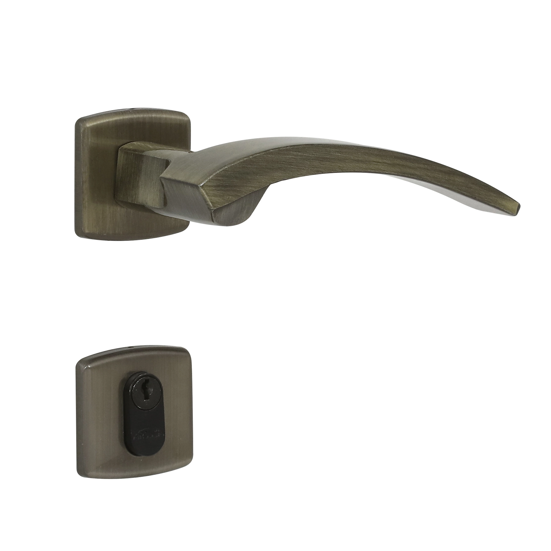 Fechadura Arouca para Porta de Entrada Antique 45mm Chave Simples Columbia