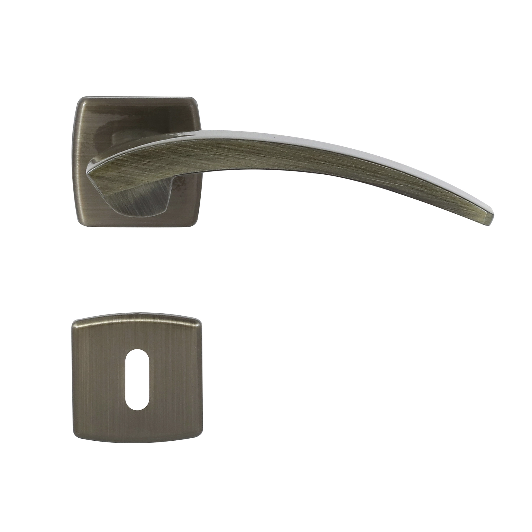 Fechadura Arouca para Porta Interna Antique 45mm Chave Simples Columbia