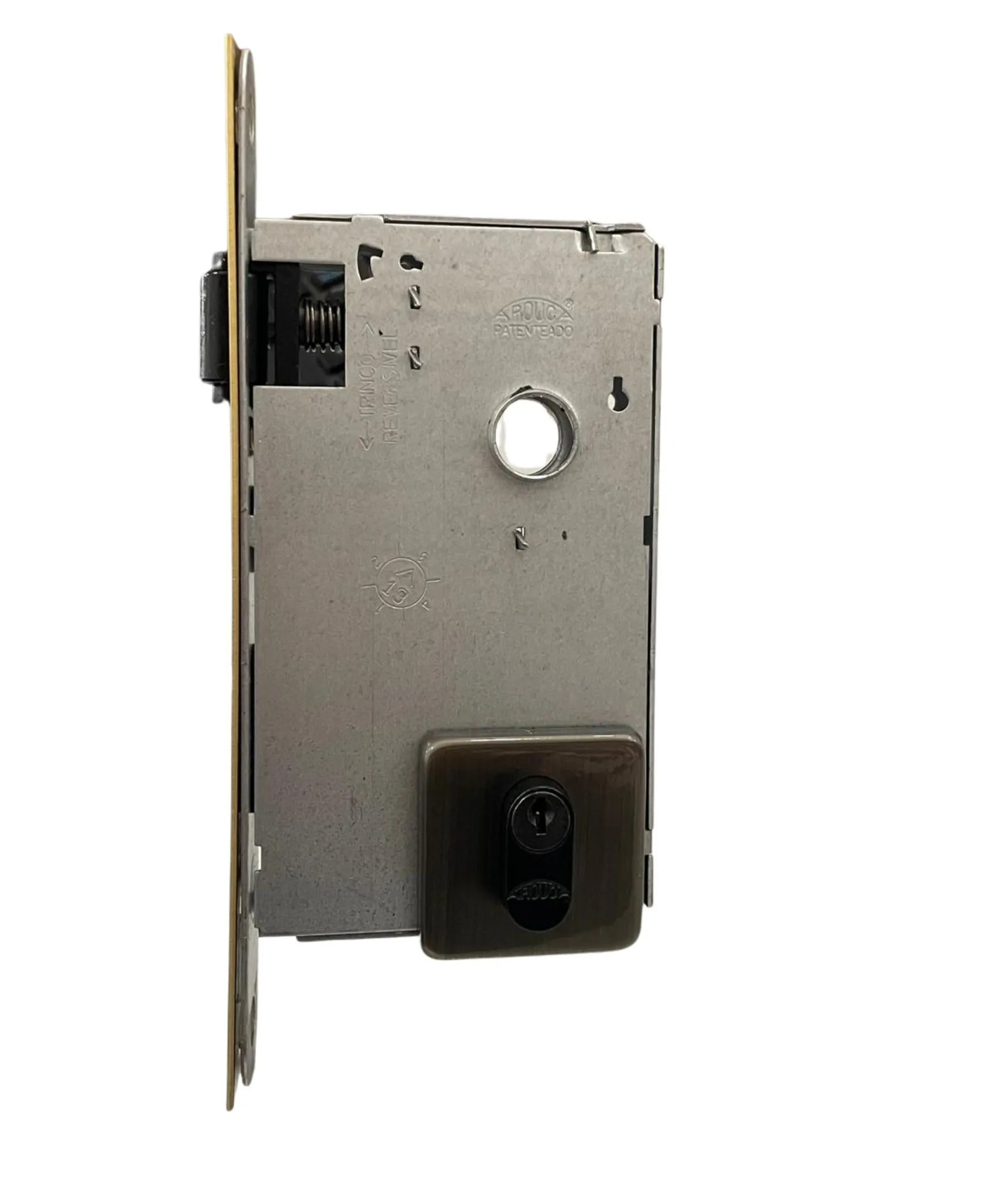 Fechadura Externa Rolete Arouca Modelo 4010/55/080 - Lbt - Antique