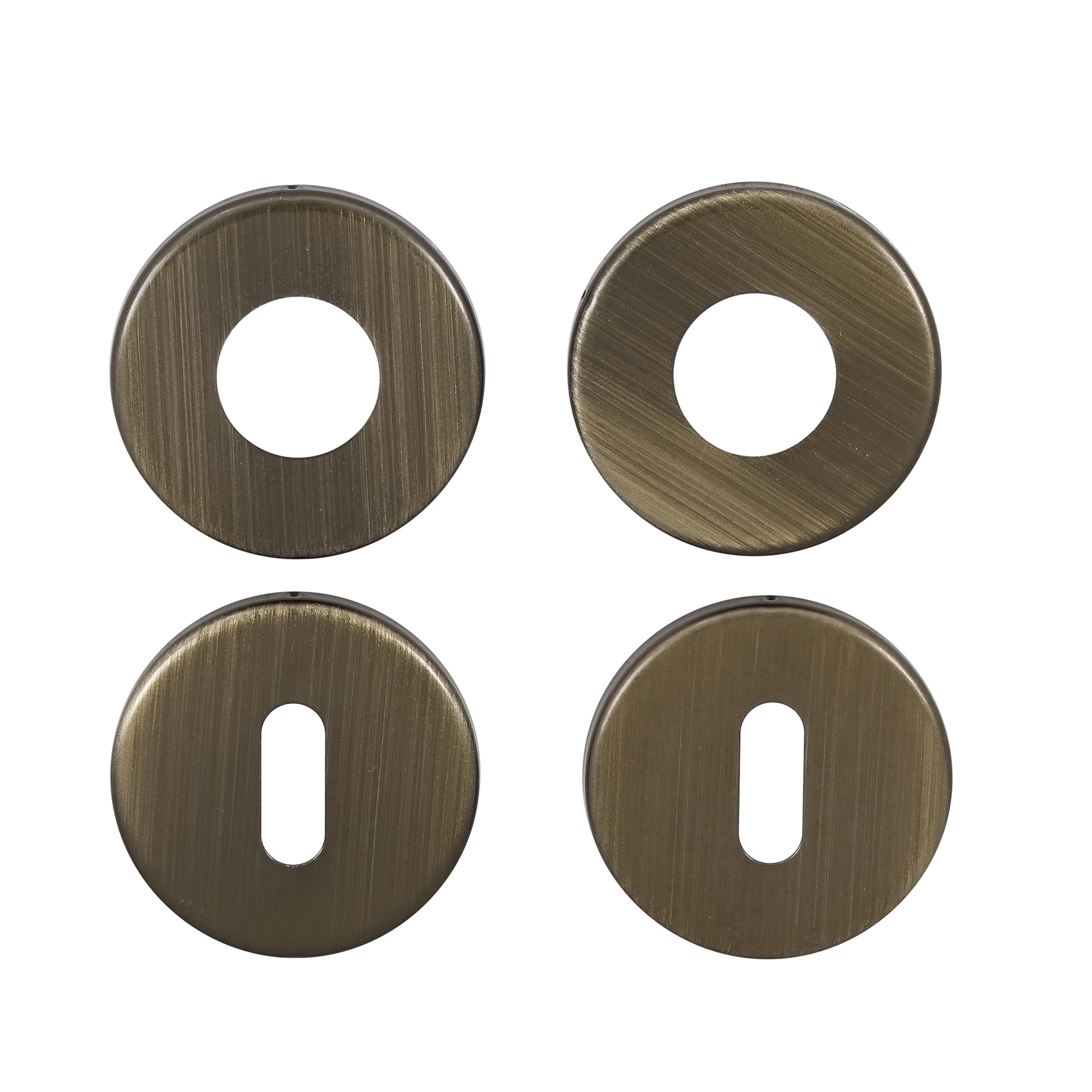 Roseta para Porta Interna Aço Inox Oxidado Dourado 84 Arouca