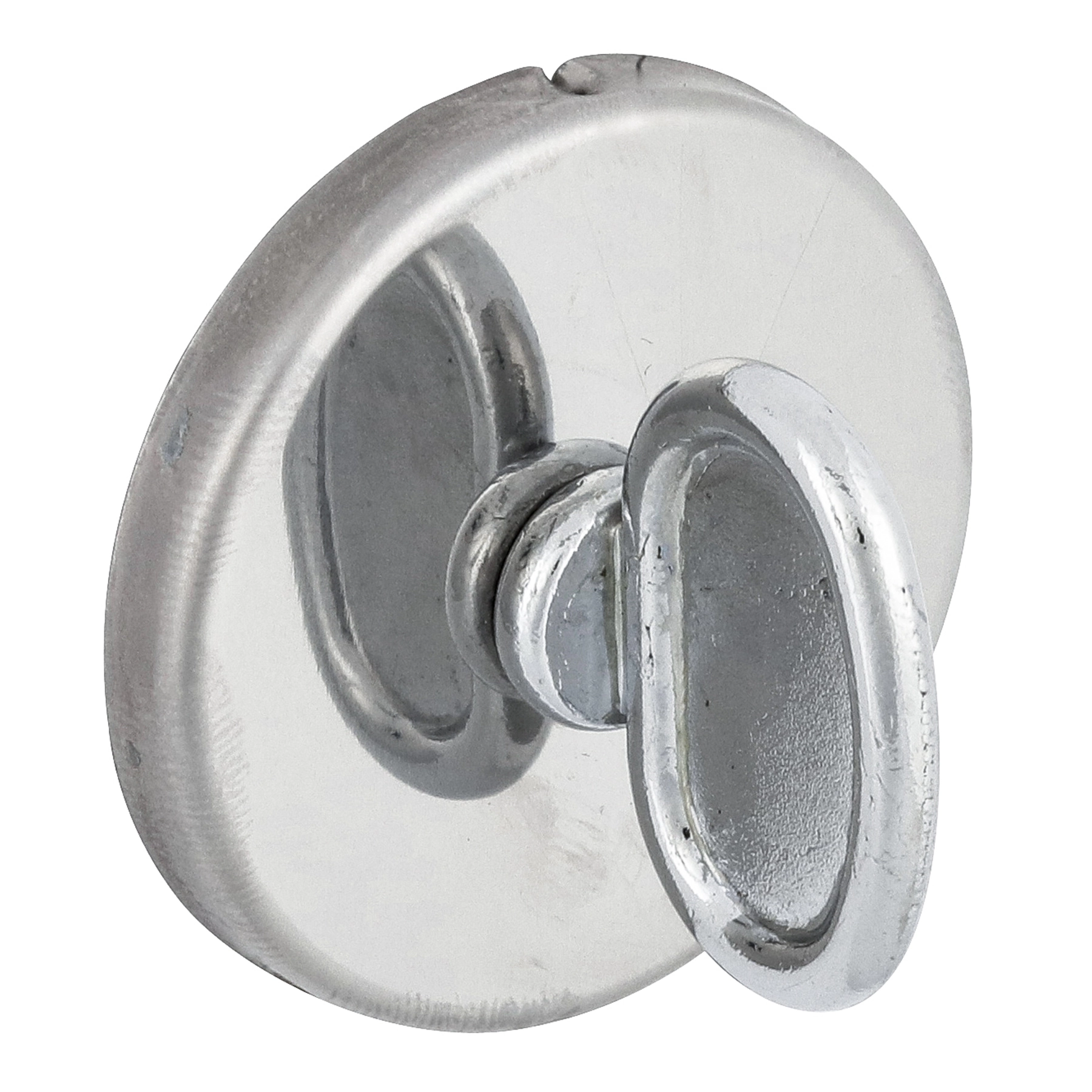 Roseta para Porta Banheiro Aço Inox Cromado Prata 84 Arouca