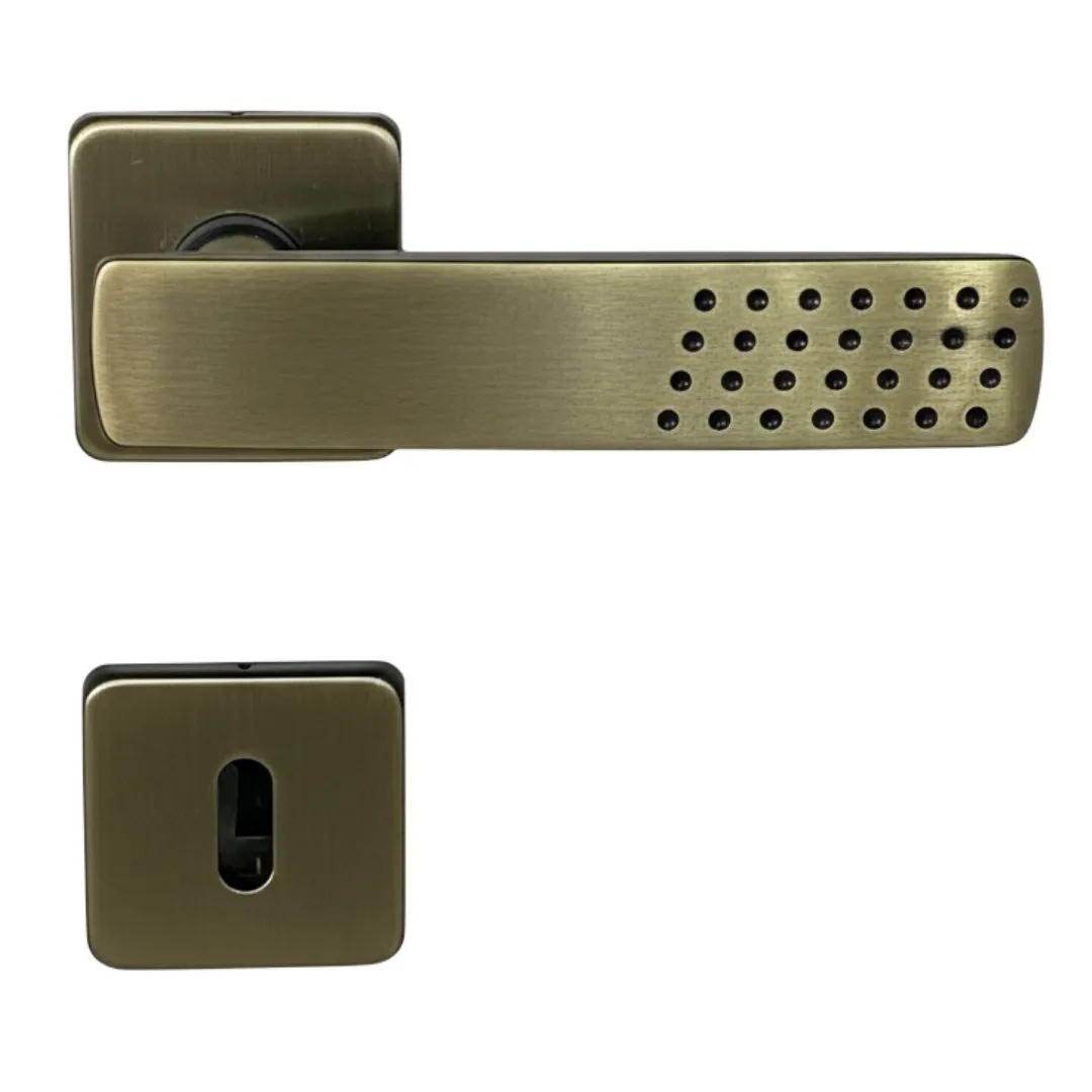 Fechadura Interna Arouca Plana I 408080/40 - Zbo - Antique Oxidado