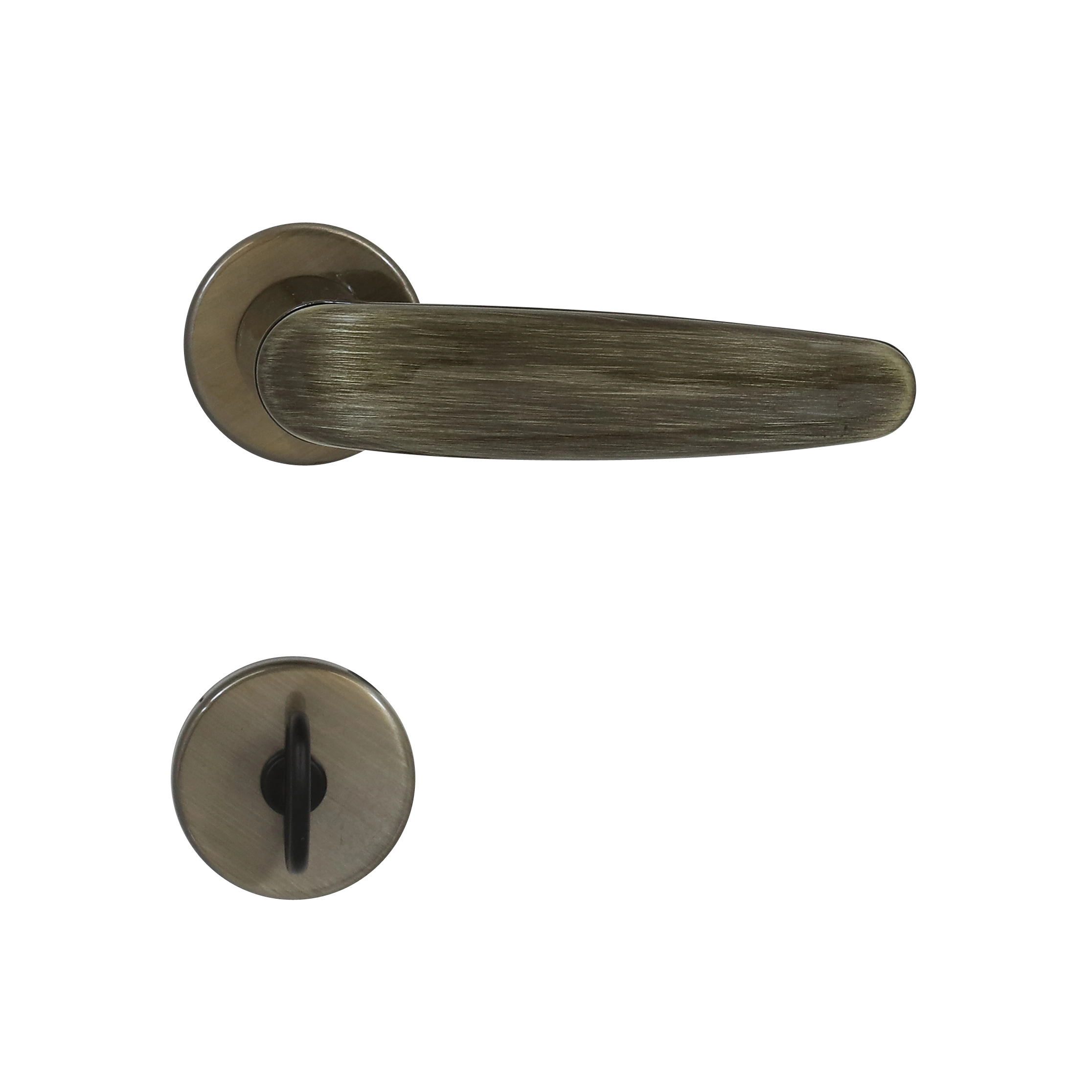 Fechadura Arouca para Porta do Banheiro Antique 40mm Chave Simples Polo Z