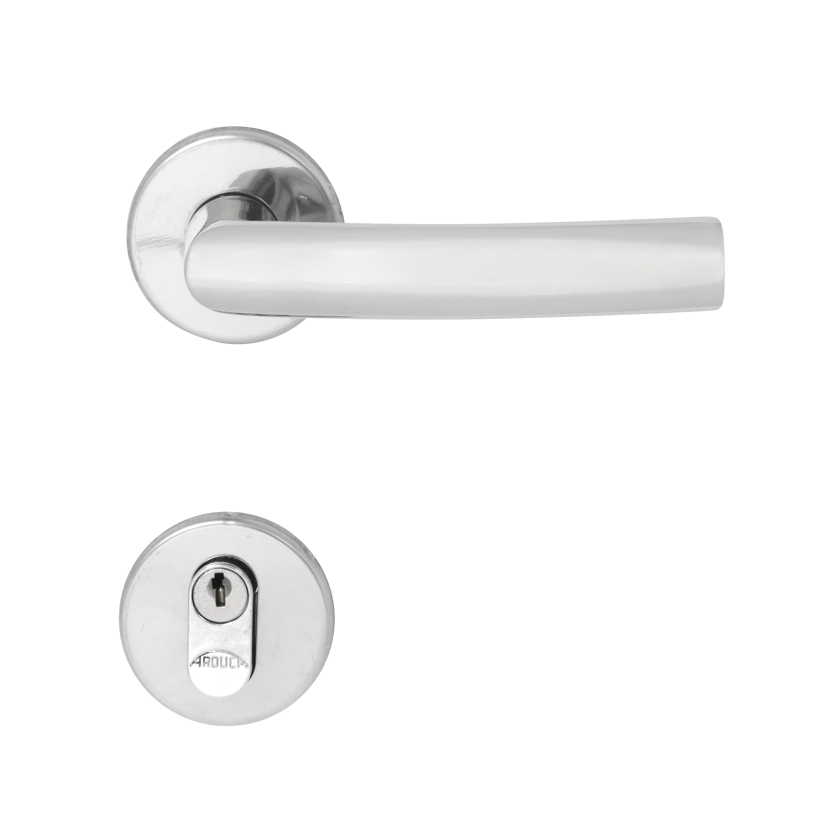 Fechadura para Entrada Polido 40mm Comum Brava P Arouca