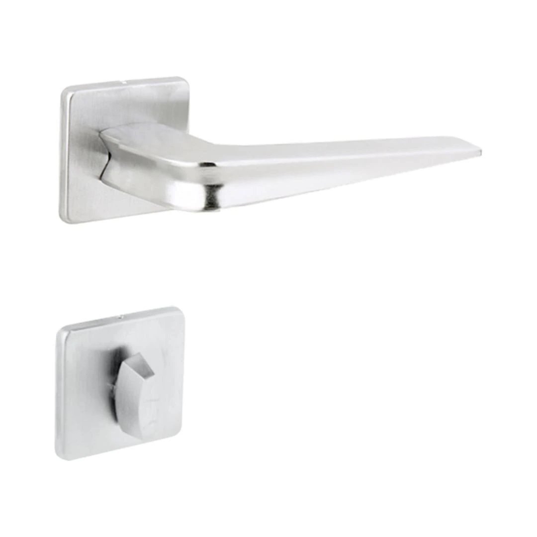 Fechadura Banheiro Arouca Modelo Chevron 5098508/55 - Zce - Cromado Escovado