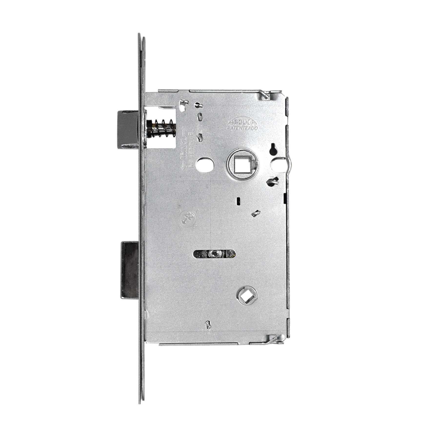 Máquina de Fechadura para Porta do Banheiro Arouca BLM 4050/55 Polido 55mm