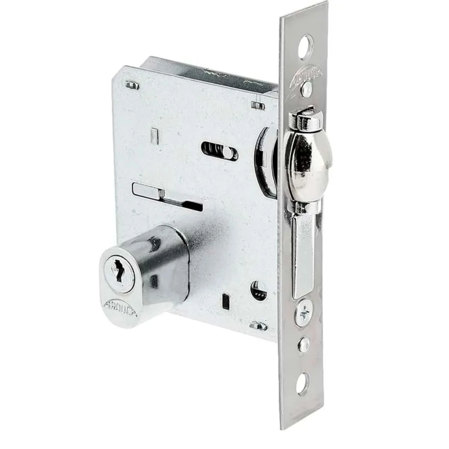 Fechadura Rolete Externa 45mm Roseta Cromada 4110/45/098tr-ip Arouca