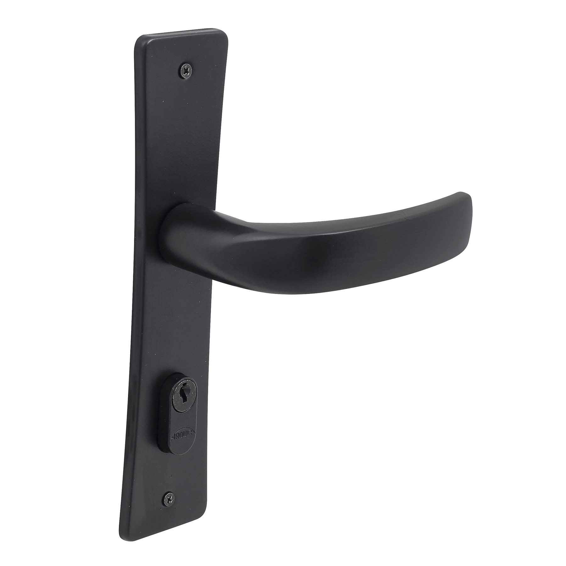 Fechadura Arouca para Porta de Entrada Preto 40mm Chave Simples Landau