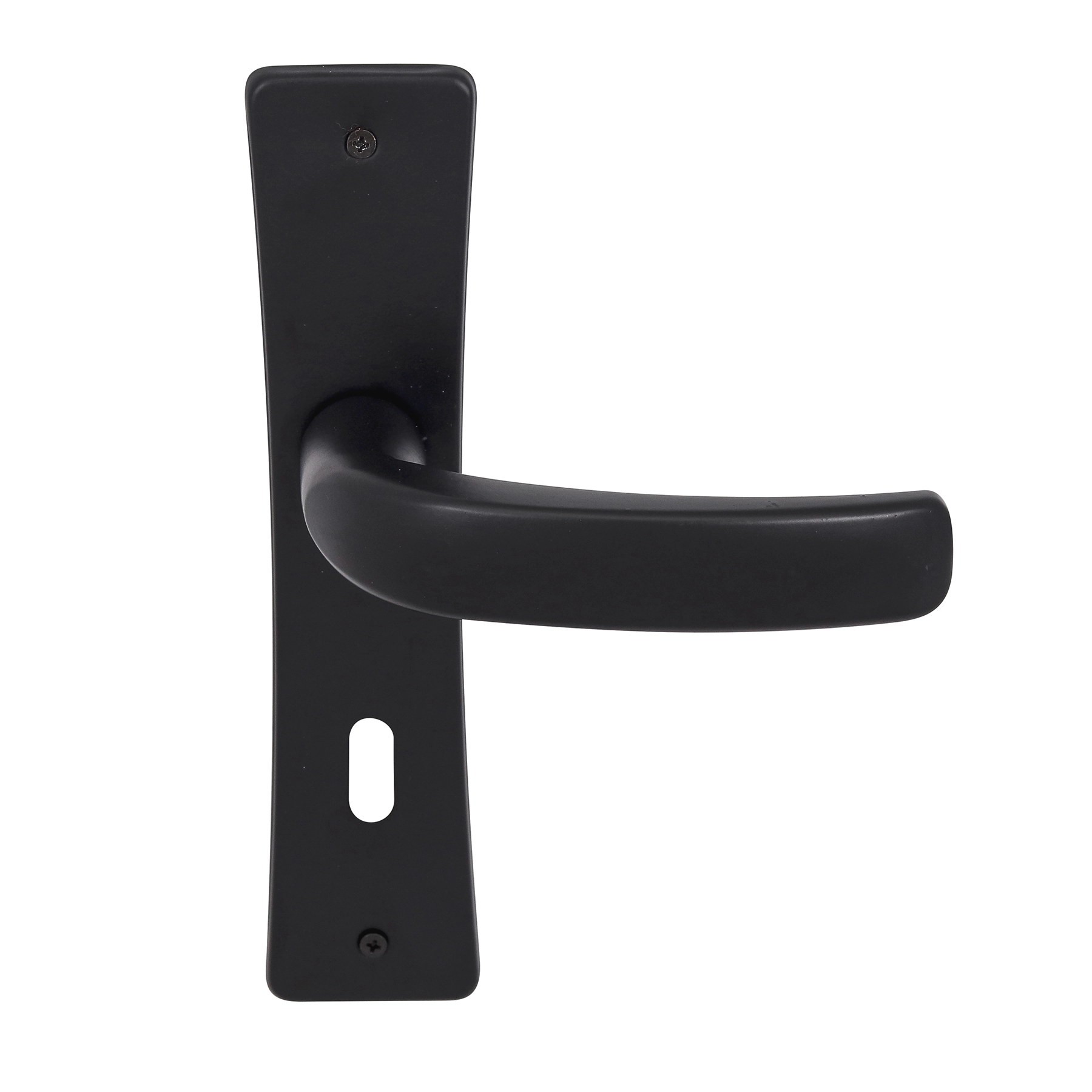 Fechadura Arouca para Porta Interna Preto 40mm Chave Simples Landau
