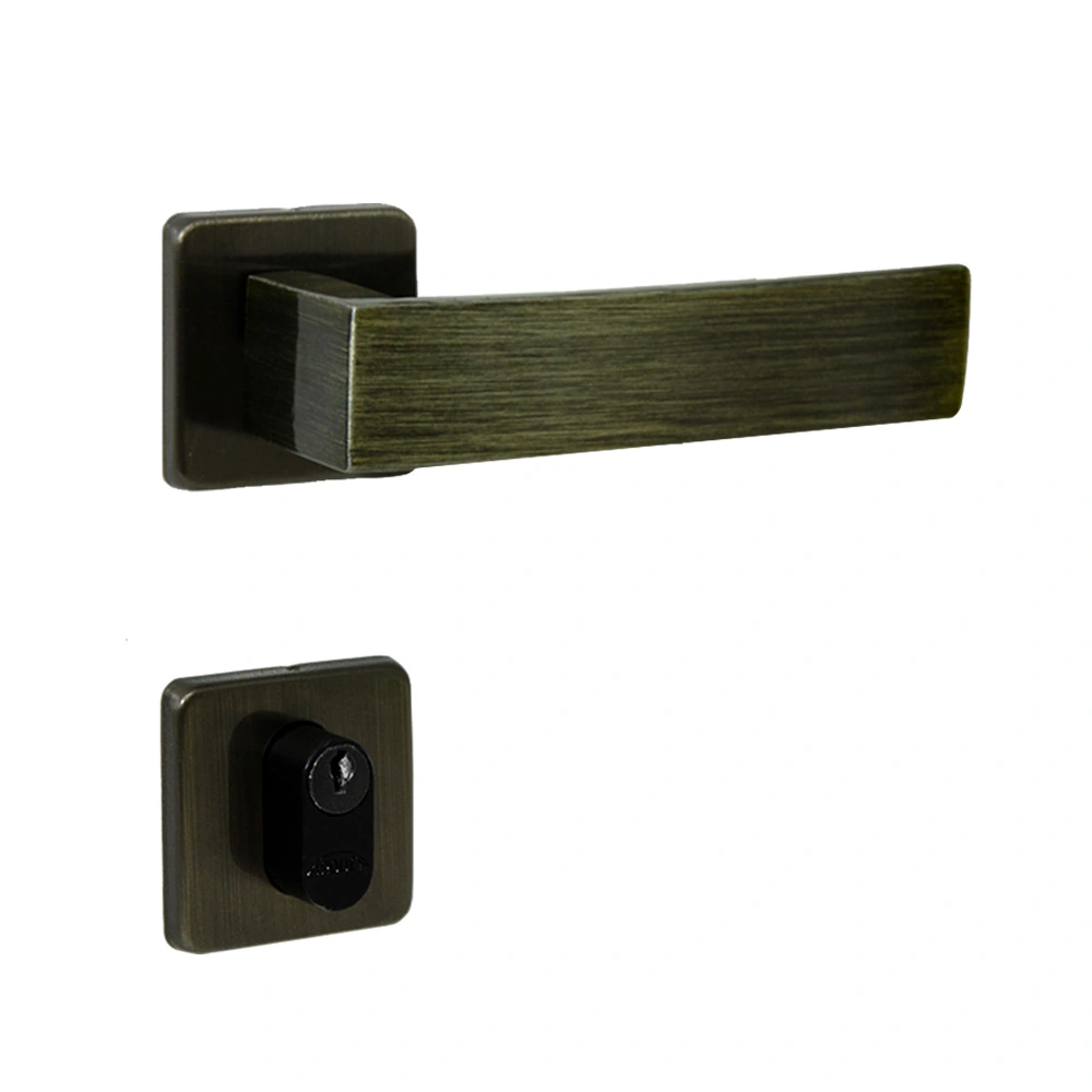 Fechadura para Porta de Entrada Arouca Chess Antique (Oxidado) 40mm Aço Inox Chave Simples