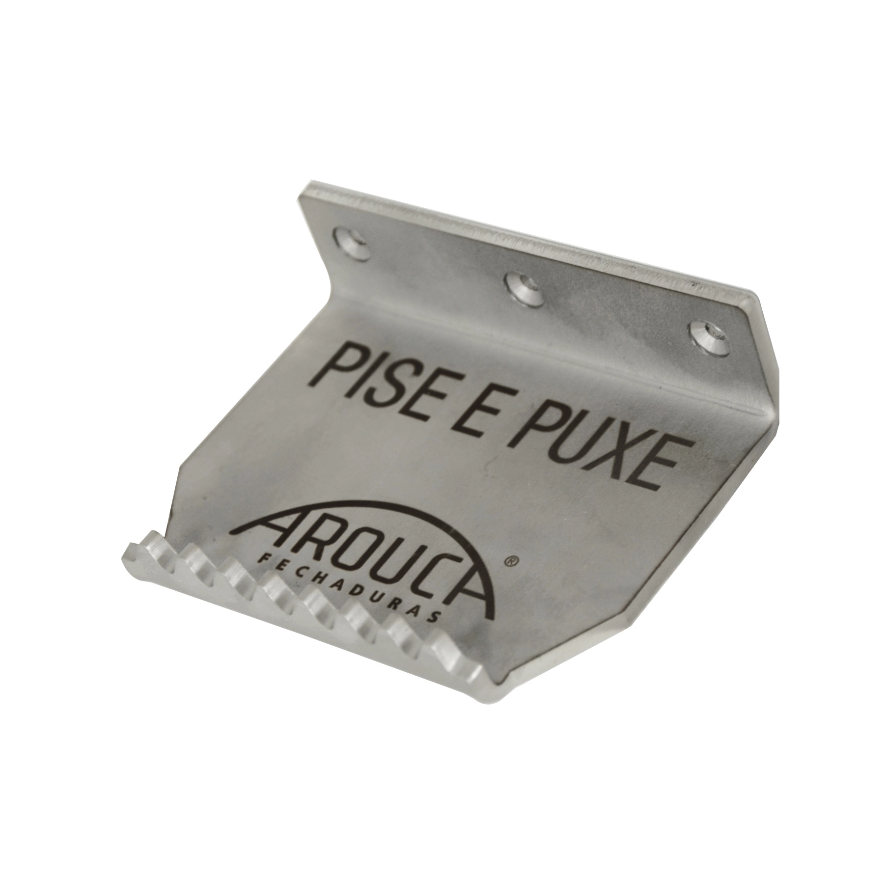 Puxador de Porta Pivotante e de Correr de Madeira em Aço Inox Cromado Barra Reta 10cm Arouca