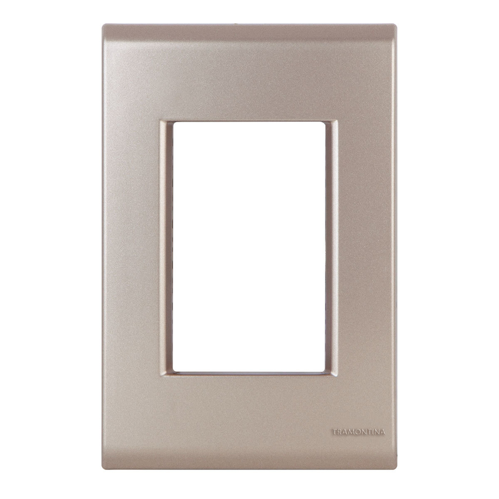 Placa 3 Módulos 4x2 - Tramontina Liz Ouro Velho - Tlo038