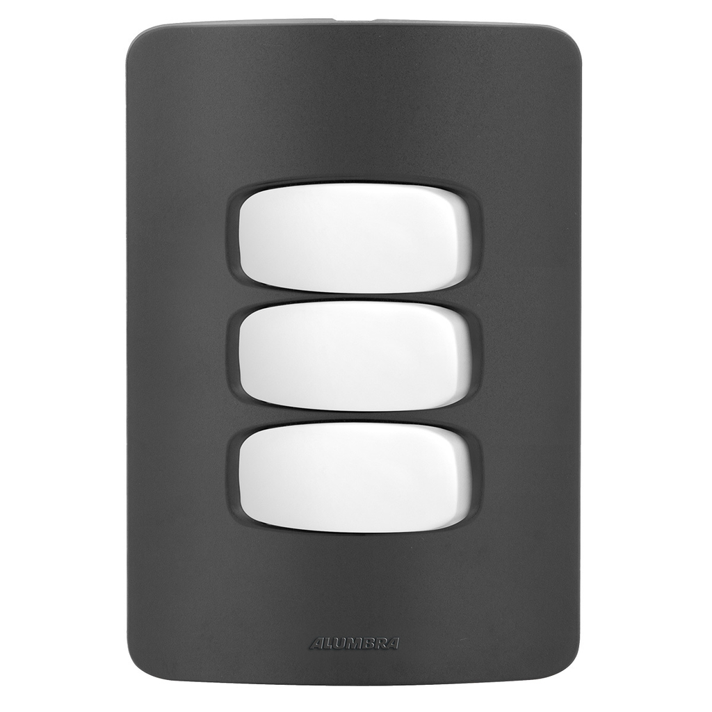 Conjunto 2 Simples + 1 Paralelo - Gracia Black Maxx / Branco - Gmpb025