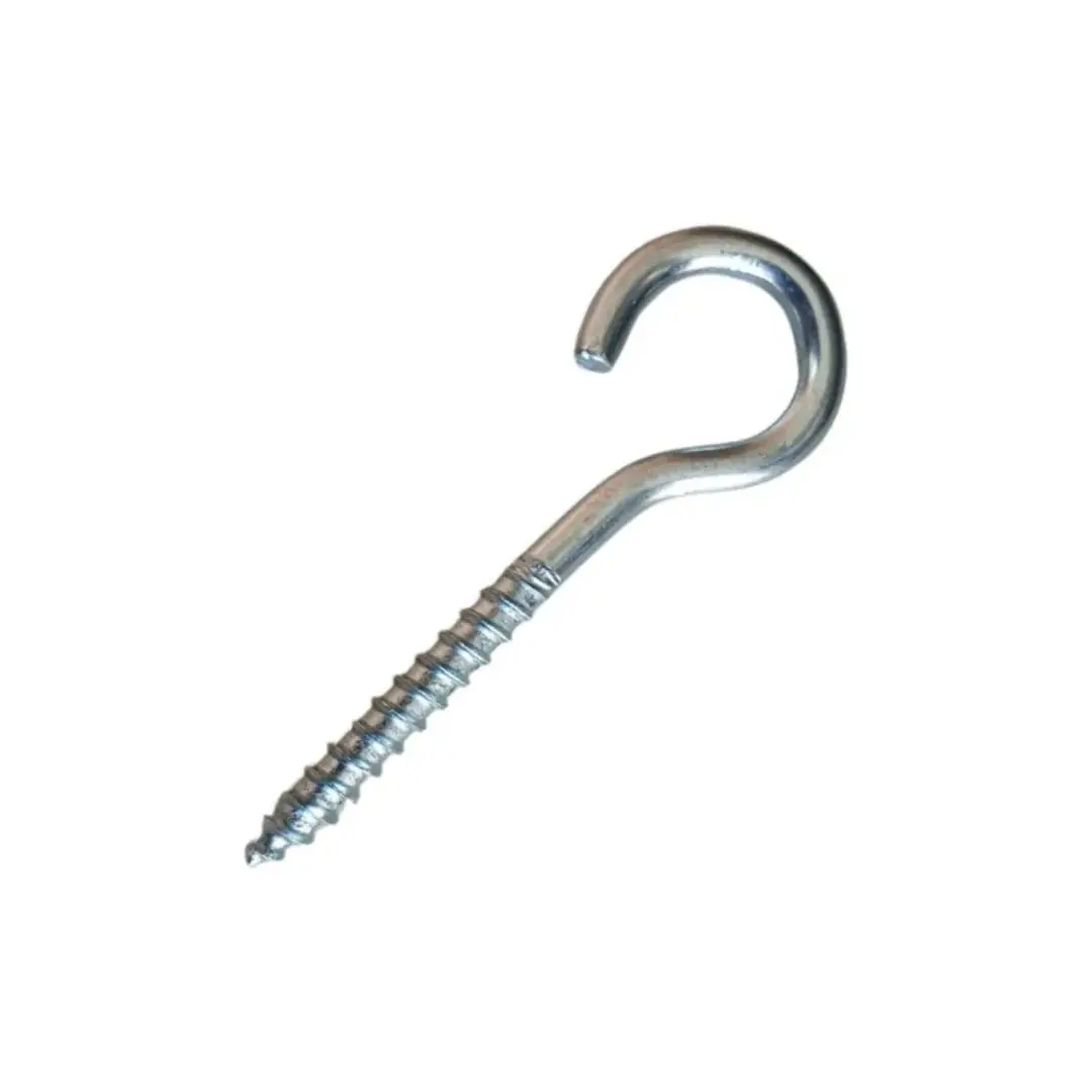 Parafuso Gancho Zincado P/ Bucha 8mm - Unidade