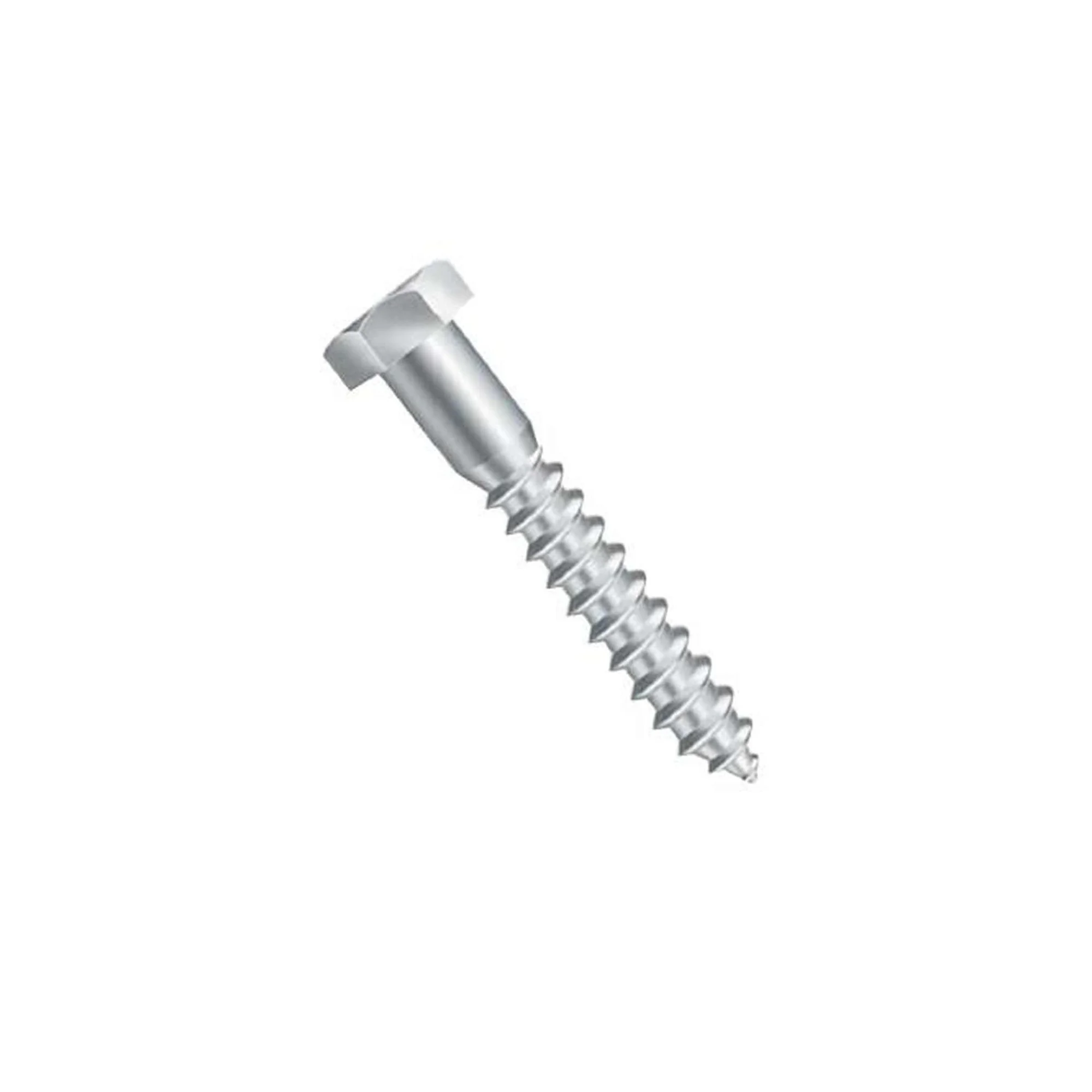 Parafuso Jomarca Sextavado Rosca Soberba 1/4x50mm Zincado - Embalagem Com 100 Unidades