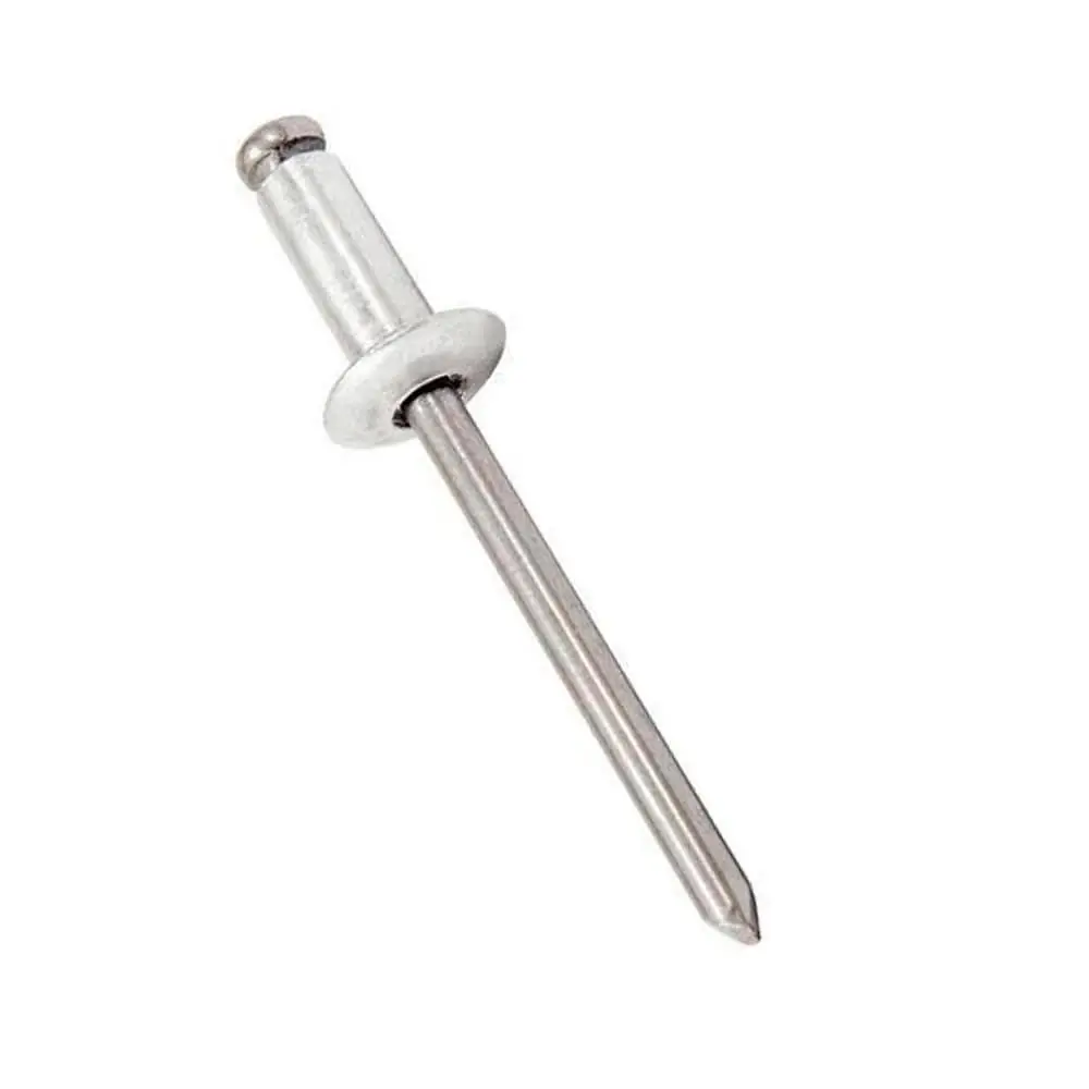 Rebite De Repuxo Jomarca J-408 Em Alumínio 4,0x8mm Tubular Abaulado Zincado - Embalagem Com 1000 Unidades